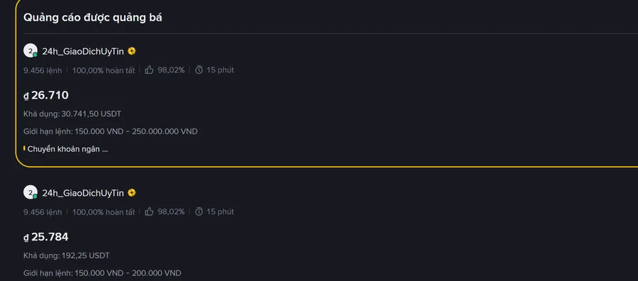 Tỷ lệ hoàn tất P2P trên Binance là gì và bao nhiêu thì bị hạn chế?