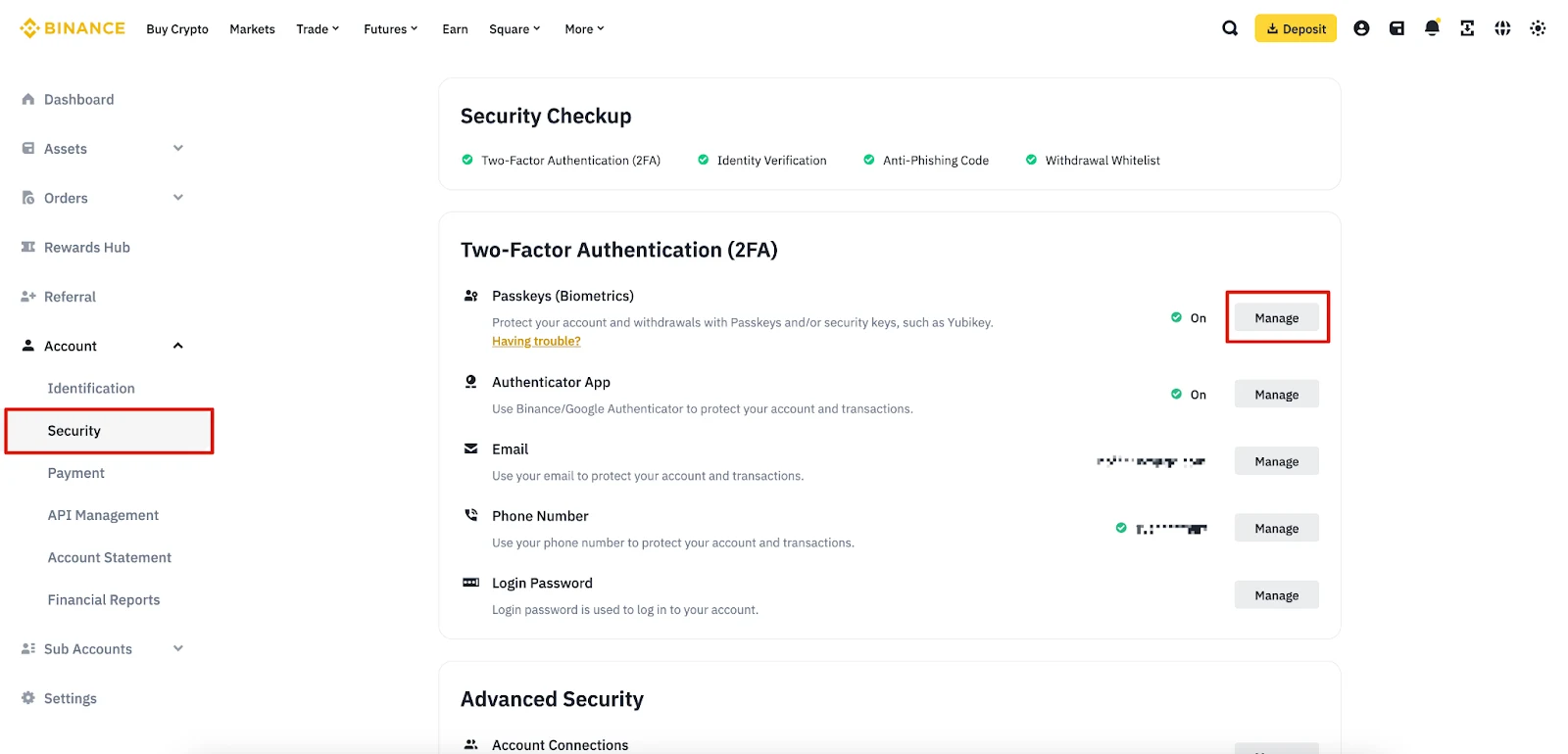 Passkey hay Authenticator cho tài khoản Binance?