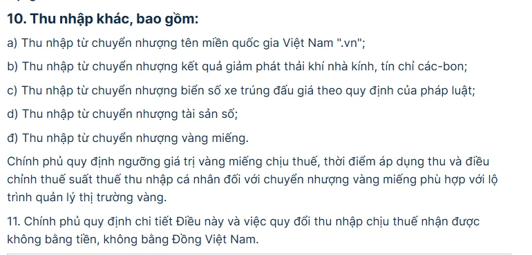 Giao dịch crypto trên Binance có phải nộp thuế thu nhập cá nhân?
